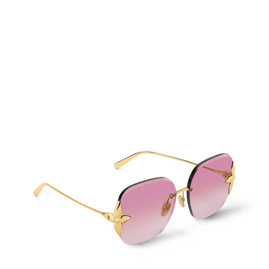 Flower Edge Metal Square Sunglasses S00 - Women - Accessories
